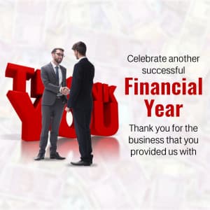 Financial Year Thank You poster Maker