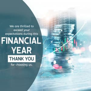 Financial Year Thank You illustration