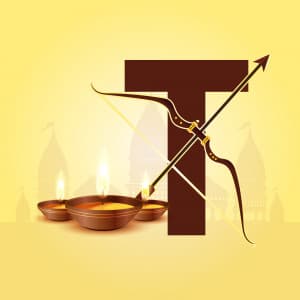 Ramnavami Alphabet template