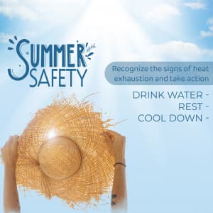 Summer Tips marketing flyer