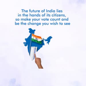 Vote India creative image