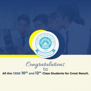 CBSE 10-12th Result poster Maker