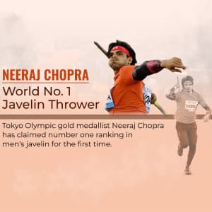 Neeraj Chopra Creates history poster