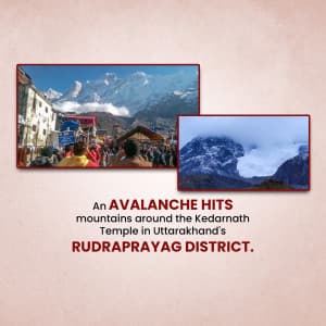 Kedarnath Avalanche image
