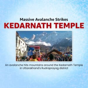 Kedarnath Avalanche flyer