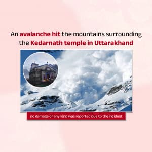 Kedarnath Avalanche banner