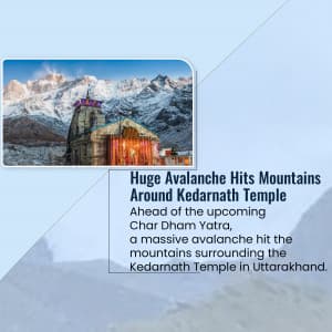Kedarnath Avalanche post