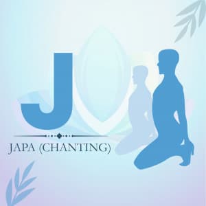 International Yoga Day Alphabet graphic