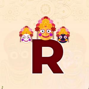 Rath Yatra Alphabet poster Maker