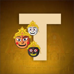 Rath Yatra Alphabet Instagram banner