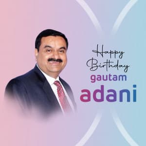 Gautam Adani Birthday image