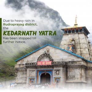 Kedarnath Yatra Stopped flyer