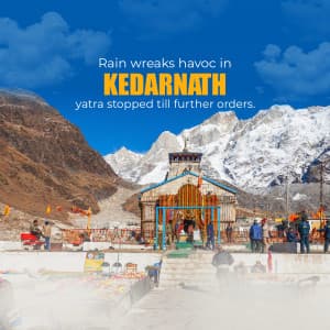 Kedarnath Yatra Stopped image