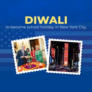 Diwali Holiday in New York flyer