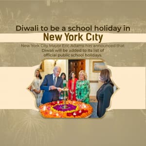 Diwali Holiday in New York poster