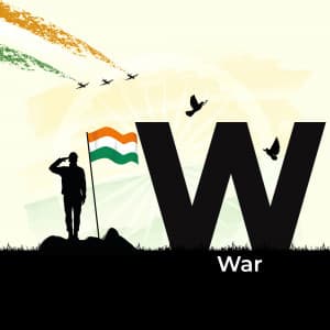 Kargil Vijay Diwas Alphabet banner