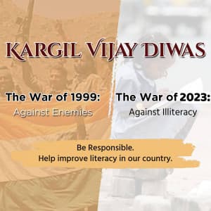 Kargil Vijay Diwas event advertisement