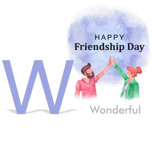 Friendship Day Alphabet Instagram banner