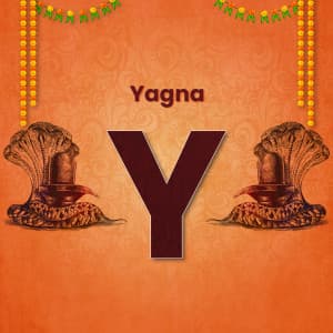 Nag Panchami Alphabet Instagram banner