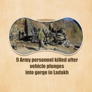 indian army ladakh accident flyer