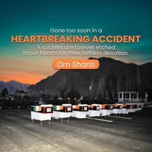 indian army ladakh accident Instagram banner