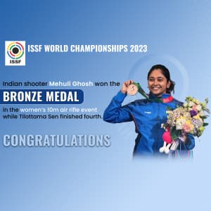 ISSF World Championships 2023 Instagram banner