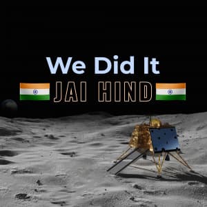 Chandrayaan 3 Land Successfully greeting image