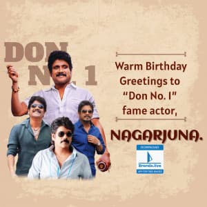 Akkineni Nagarjuna Birthday post