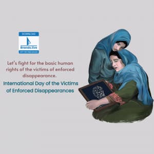 International Day of the Victims of Enforced Disappearances post