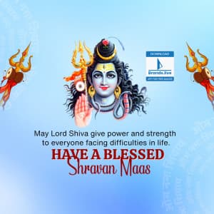 Happy Shravan event advertisement