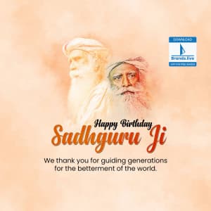 Jaggi Vasudev Birthday post