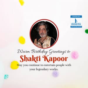 Shakti Kapoor Birthday post