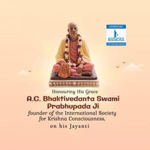 A. C. Bhaktivedanta Swami Prabhupada post