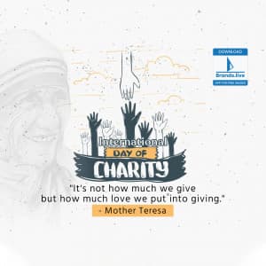 International Day of Charity post