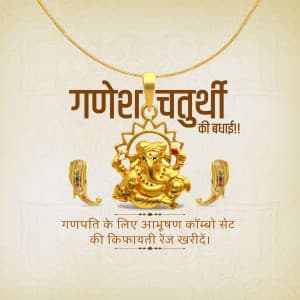 Ganesh jewellery Social Media post
