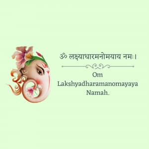 Ganeshji 1008 Name creative image