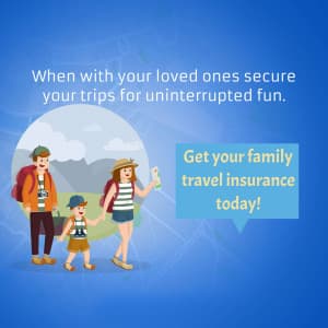 Family Travel Insurance business banner