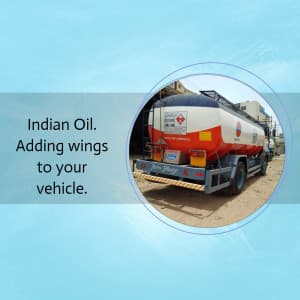 Indian Oil Corporation promotional template