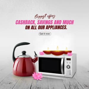 Home Appliances whatsapp status poster