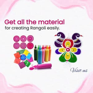 Rangoli Material Instagram Post