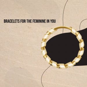 Bracelet promotional template