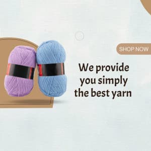 Yarn promotional template