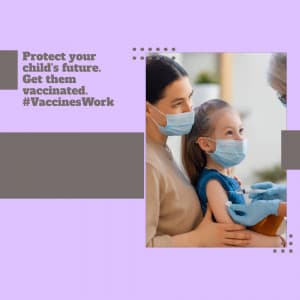 Vaccine marketing poster