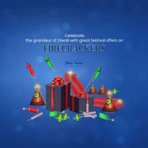 Fire crackers Facebook Poster