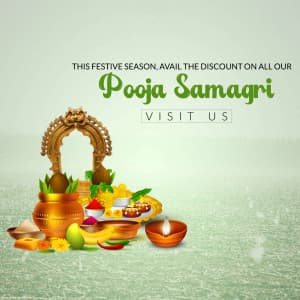 Diwali Pooja Samagri graphic