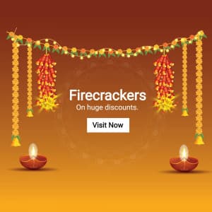 Fire crackers facebook ad banner