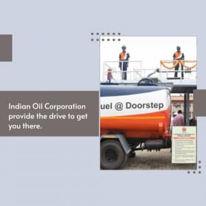 Indian Oil Corporation marketing poster