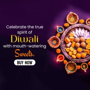 Diwali Sweets template