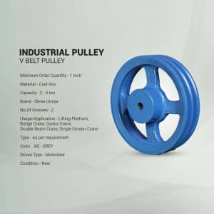 Industrial Pulley template