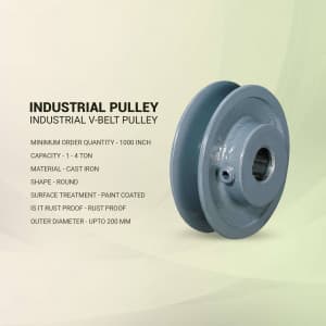Industrial Pulley poster